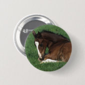 Warmbloeslade Ronde Button 5,7 Cm (Voorkant /achterkant)