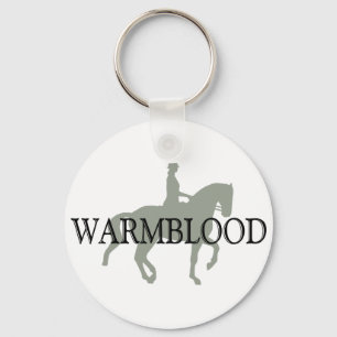 WARMBLOOD met Dressage Horse & Rider Sleutelhanger