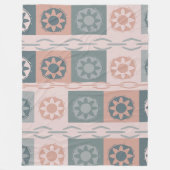 Warme aarde kleur fleece deken (Voorkant)