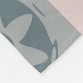 Warme aarde kleur fleece deken (Hoek)