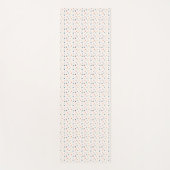 Warme aardse Retro Boho Terrazzo Yoga Mat (Voorkant)