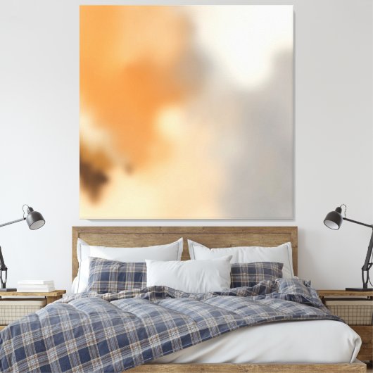 Warme Abstracte Achtergrond Canvas Afdruk (Insitu (Slaapkamer))