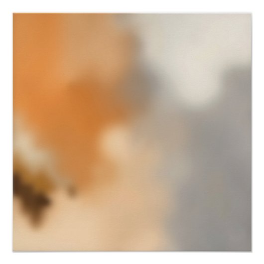 Warme Abstracte Achtergrond Perfect Poster (Voorkant)