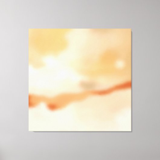 Warme Abstracte Stroom Canvas Afdruk (Voorkant)