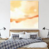 Warme Abstracte Stroom Canvas Afdruk (Insitu (Slaapkamer))