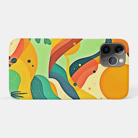 Warme Abstracte Stroom Case-Mate iPhone Case (Achterkant (horizontaal))