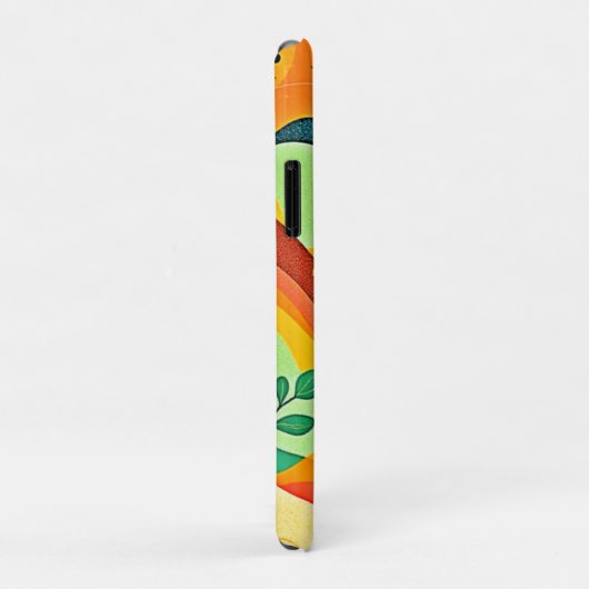Warme Abstracte Stroom Case-Mate iPhone Case (Achterkant/rechts)