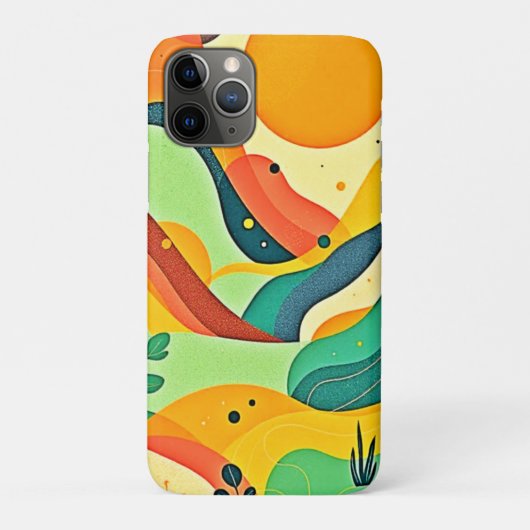 Warme Abstracte Stroom Case-Mate iPhone Case (Achterkant)