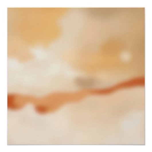 Warme Abstracte Stroom Perfect Poster (Voorkant)