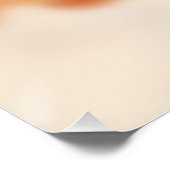 Warme Abstracte Stroom Perfect Poster (Hoek)