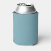 Warme Aqua Effen Kleur Blikjeskoeler (Blikje Achterkant)
