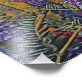 Warme Arctische lupine-kleuren Foto Afdruk (Hoek)