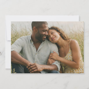 Warme Beige Bloemen Foto Kaart
