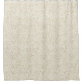 Warme Beige Confetti Textuur Badkamer Decoratie Douchegordijn (Voorkant)