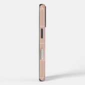 Warme Beige Rasterpatroon Minimalistisch Zachte Sc Case-Mate iPhone Case (Achterkant / Rechts)