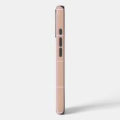 Warme Beige Rasterpatroon Minimalistisch Zachte Sc Case-Mate iPhone Case (Achterkant / Links)