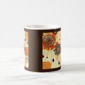 Warme Bloemen Mandala Rustieke Herfst Boho Koffiemok (Center)