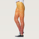 Warme bloemige legging met patroon (Links)