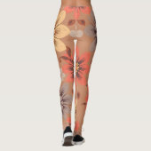 Warme bloemige legging met patroon (Achterkant)