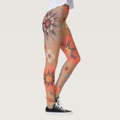Warme bloemige legging met patroon (Rechts)