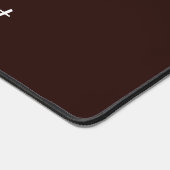 Warme Boho Mandala Aardse Herfst Bloemen Bureaumat (Hoek)