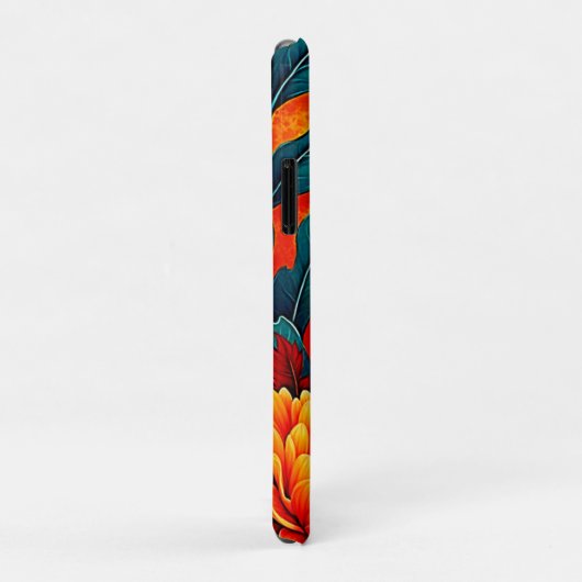 Warme botanische bloei Case-Mate iPhone case (Achterkant/rechts)