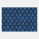 Warme Bourgogne Floral Faux Velvet Inpakpapier Vel (Voorkant 3)