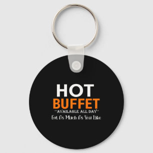 Warme buffet beschikbaar de hele dag. Eet zoveel a Sleutelhanger