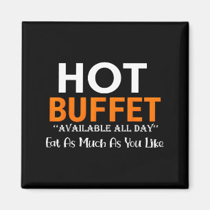 Warme buffet beschikbaar de hele dag eet zoveel al magneet