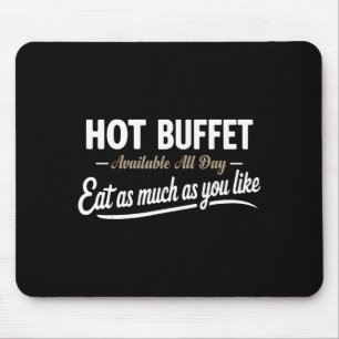 Warme buffet beschikbaar de hele dag eet zoveel al muismat