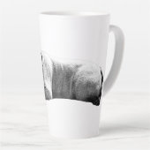Warme Bulldog Morgen Latte Mok (Rechterhoek)