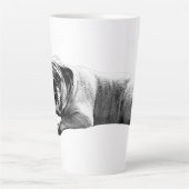 Warme Bulldog Morgen Latte Mok (Voorkant)