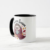 Warme cacao egel herfst mok (Voorkant links)