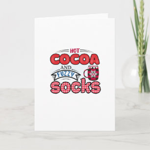 Warme Cacao en Fluwelen Sokken Kaart