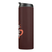 Warme cacao en geestelijke gezondheid Thermische T Thermosbeker (Geroteerd rechts)