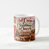 Warme Cacao & Kerstborrel Mok (Voorkant rechts)