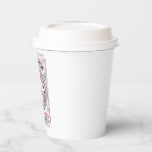 warme cacao kerstfeest papieren bekers (Links)