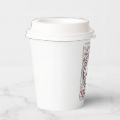 warme cacao kerstfeest papieren bekers (Rechts)