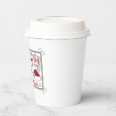 warme cacao kerstfeest papieren bekers (Links)