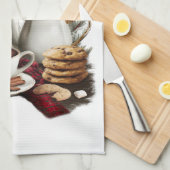 Warme Cacao & Koekje Theedoek (Quarter Fold)