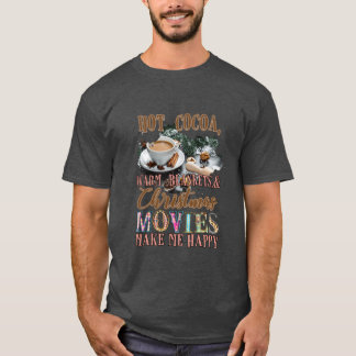 Warme Cacao Warme Dekens En Kerstfilms familie T-shirt