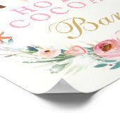 Warme cacaobandkraker land van zoet, zaterdag poster (Hoek)