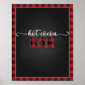 Warme Cacaobar Flanellen Fling 8x10 Poster/Bord Poster (Voorkant)