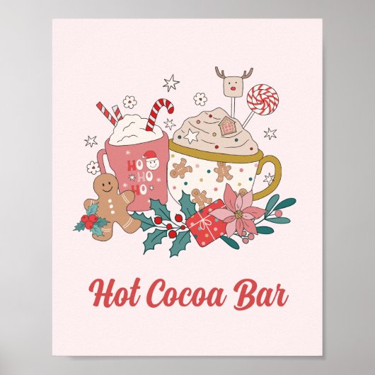 Warme Cacaobar Poster (Voorkant)