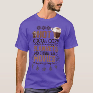 Warme Cacaodekens Kerstfilms Kerstmis T-shirt
