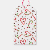 Warme Cacaomok Warmste Wensen Kerstmis Cadeaulabel (Achterkant)