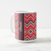 Warme Chevron Koffiemok (Voorkant links)