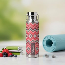 Warme Chevron Waterfles
