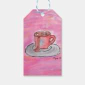 Warme CHOColaatwensen - Kinder kunst voor CHOC Cadeaulabel (Voorkant)