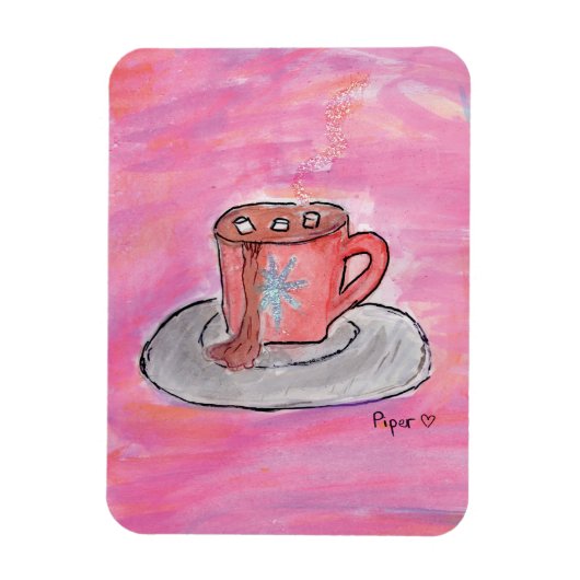 Warme CHOColaatwensen - Kinder kunst voor CHOC Magneet (Verticaal)